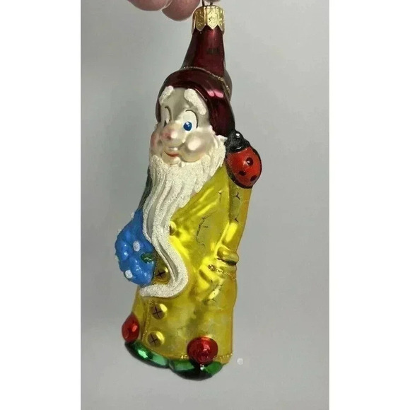 Kurt S Adler Polonaise Snow White 7 Dwarfs SLEEPY Komozja Poland Ornament Elves - Picture 11 of 16